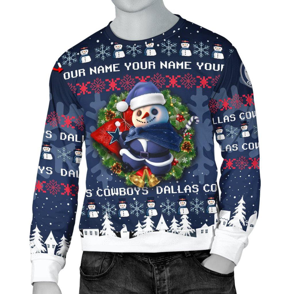 Dallas Cowboys Personalized Woolen Sweater BG71