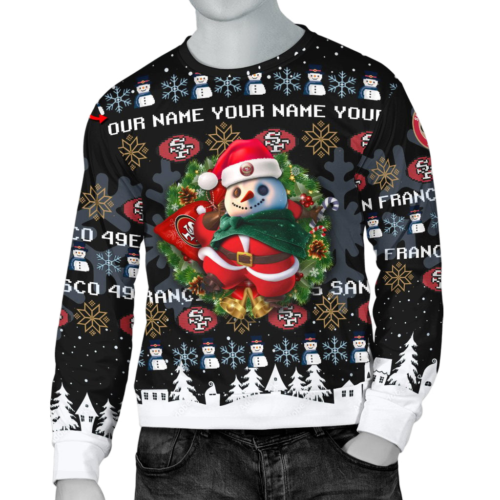San Francisco 49ers Personalized Woolen Sweater BG72
