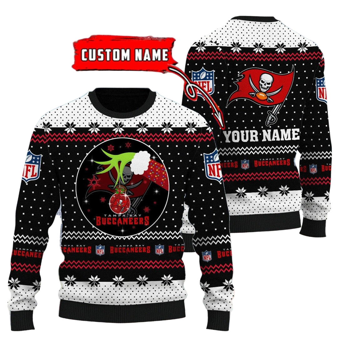 Tampa Bay Buccaneers Personalized Woolen Sweater BG64