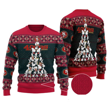 San Francisco 49ers Christmas Woolen Sweater BGSWT153