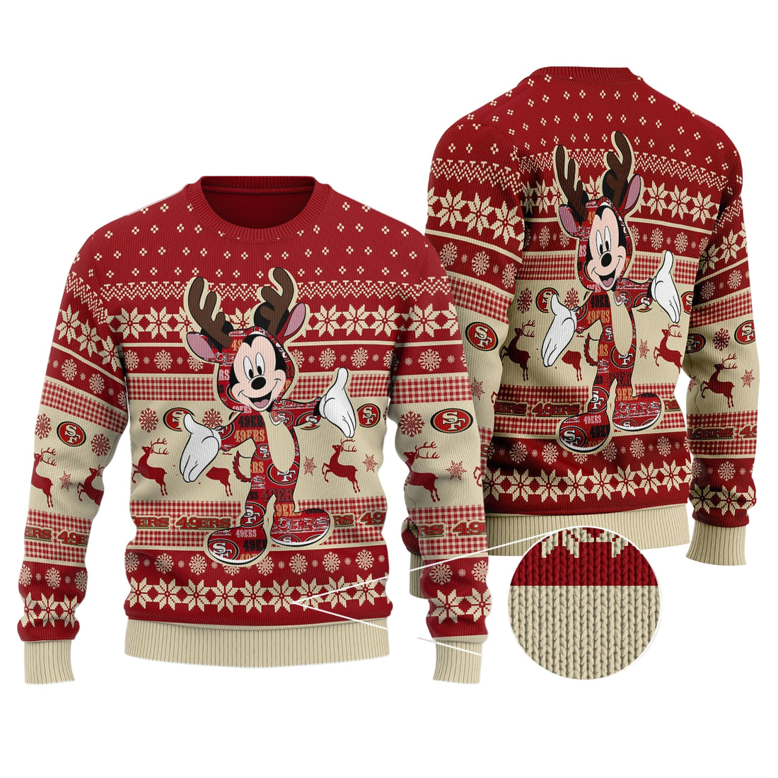 San Francisco 49ers Ugly Christmas Woolen Sweater BGSWT151
