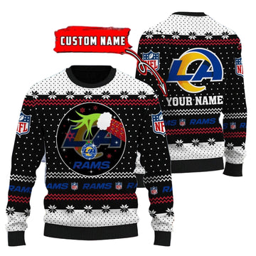Los Angeles Rams Personalized Woolen Sweater BG60