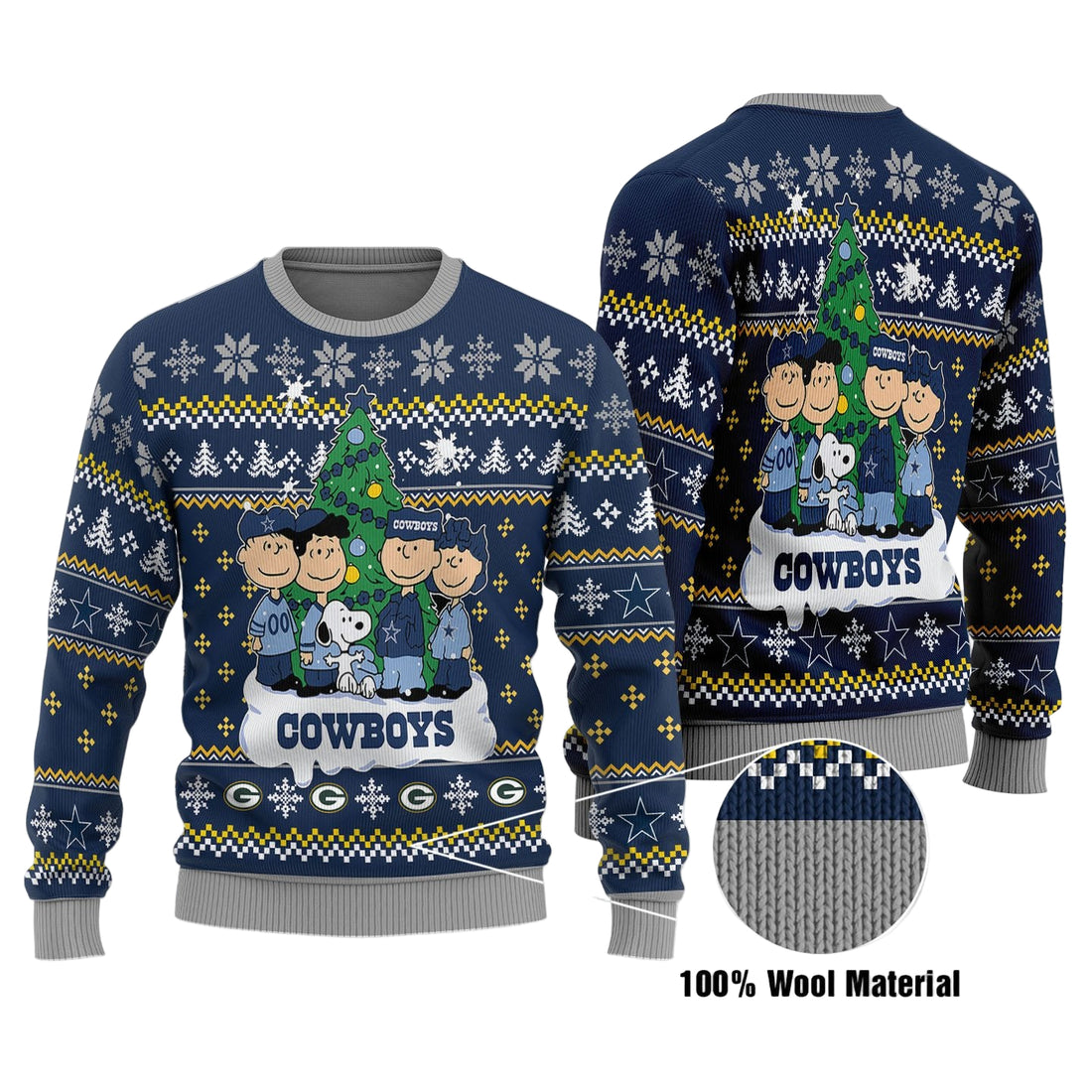 Dallas Cowboys Christmas Woolen Sweater BGSWT155