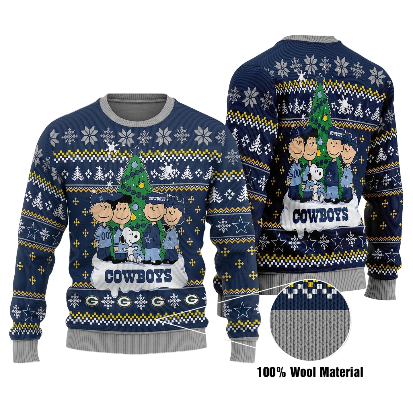 Dallas Cowboys Christmas Woolen Sweater BGSWT155