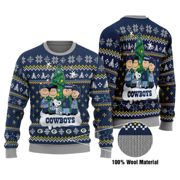 Dallas Cowboys Christmas Woolen Sweater BGSWT155