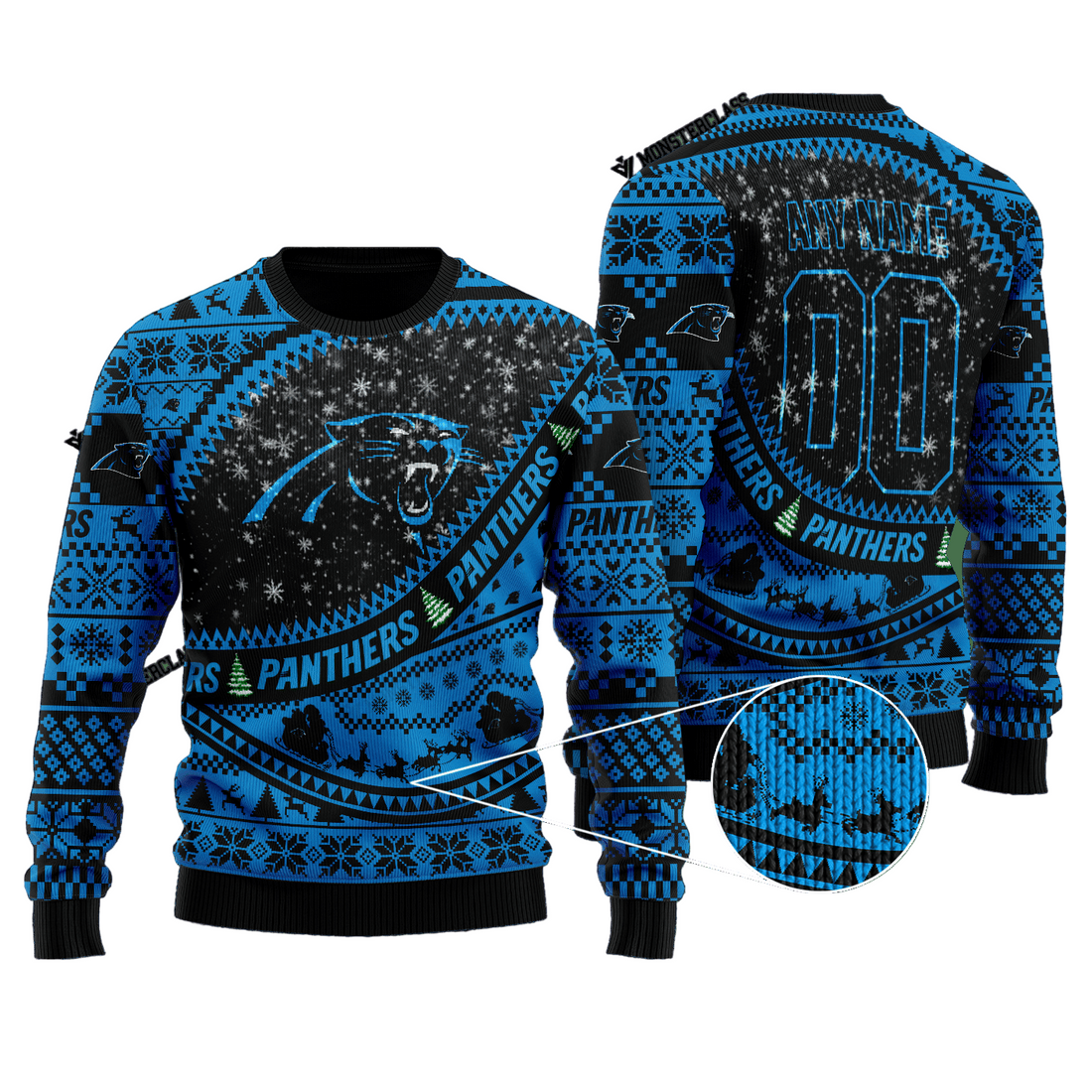 Carolina Panthers Woolen Sweater 113