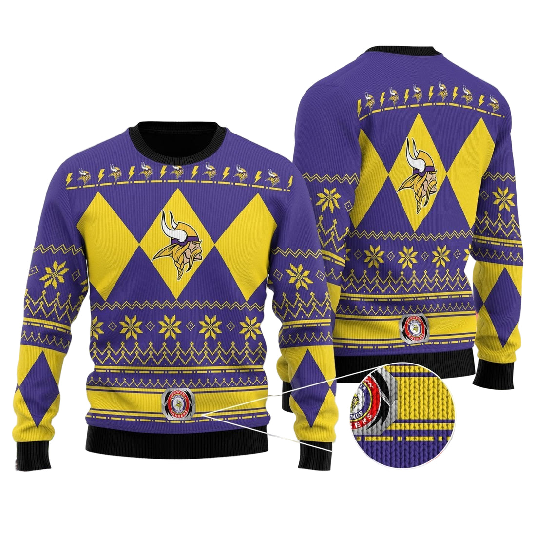Minnesota Vikings Woolen Sweater 85