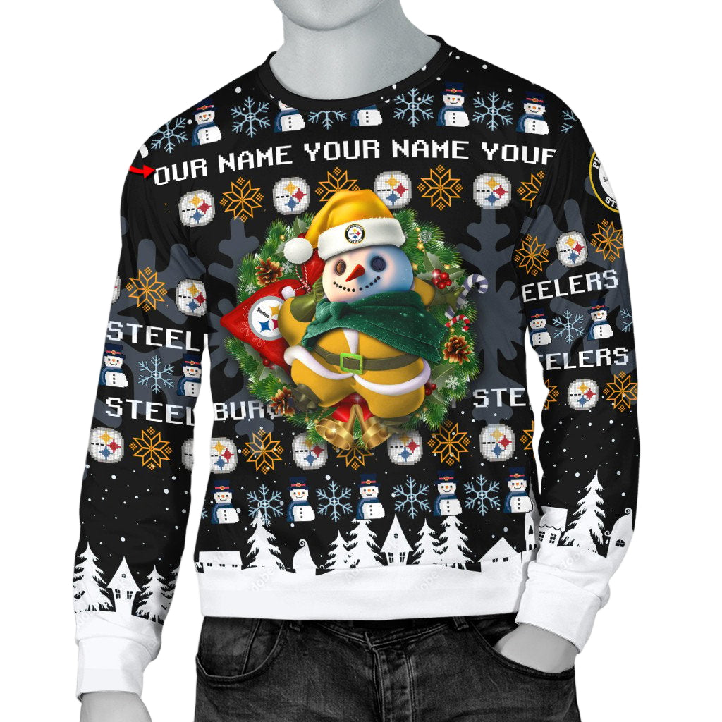Pittsburgh Steelers Personalized Woolen Sweater BG73