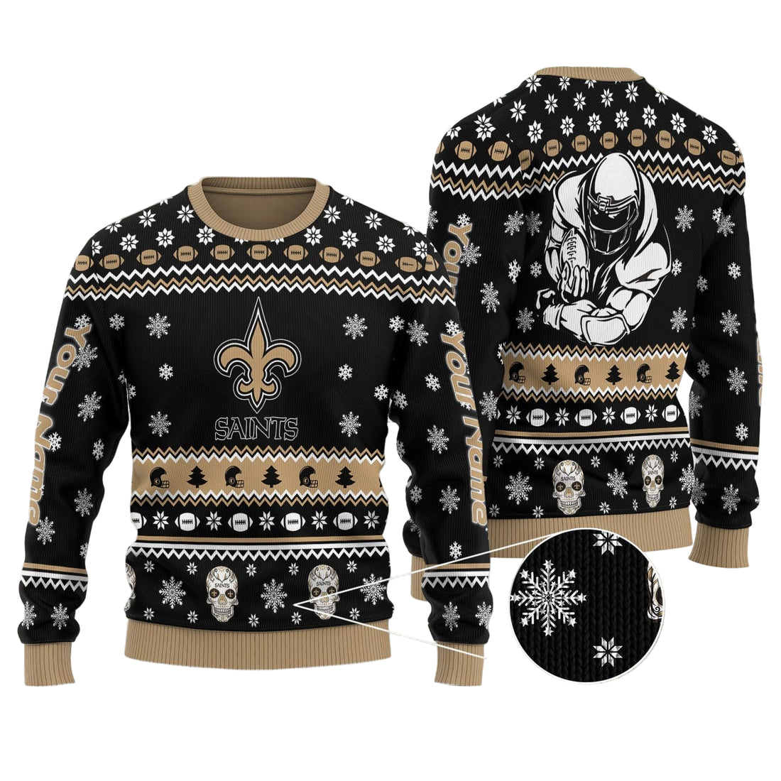 New Orleans Saints Personalized Sweater 35
