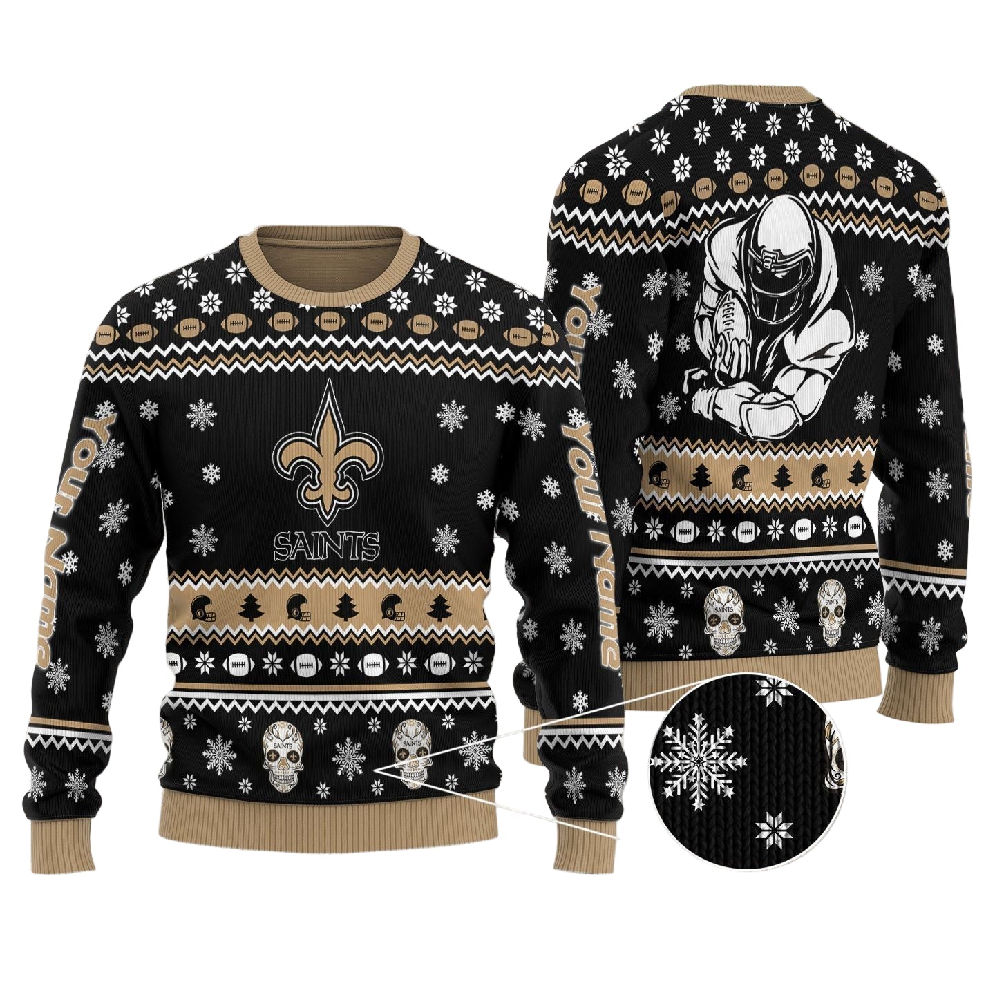 New Orleans Saints Personalized Sweater 35