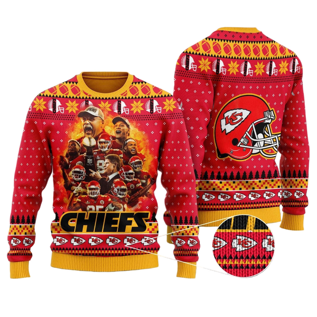 Kansas City Chiefs Woolen Sweater BG34