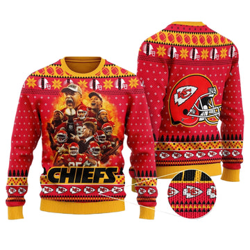 Kansas City Chiefs Woolen Sweater BG34