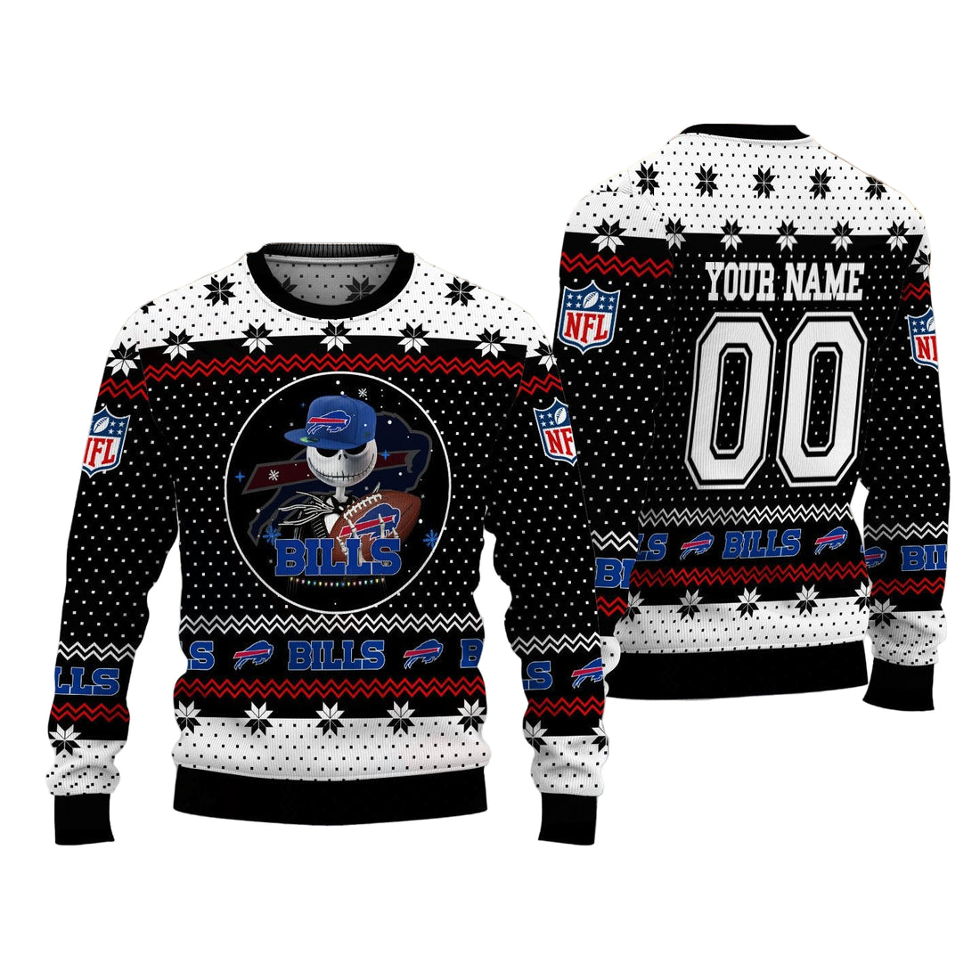 Buffalo Bills Personalized Woolen Sweater BG25