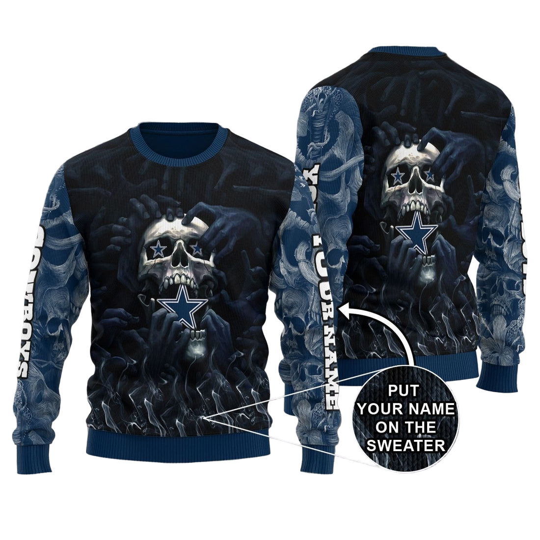 Dallas Cowboys Personalized Sweater 12