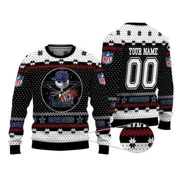 Dallas Cowboys Personalized Woolen Sweater BG27