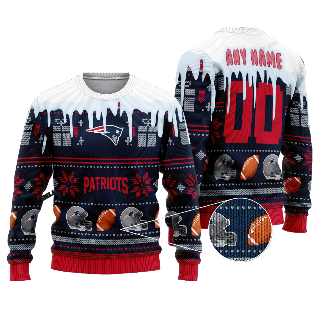 New England Patriots Woolen Sweater 162