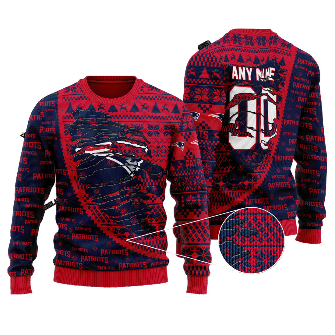 New England Patriots Woolen Sweater 151