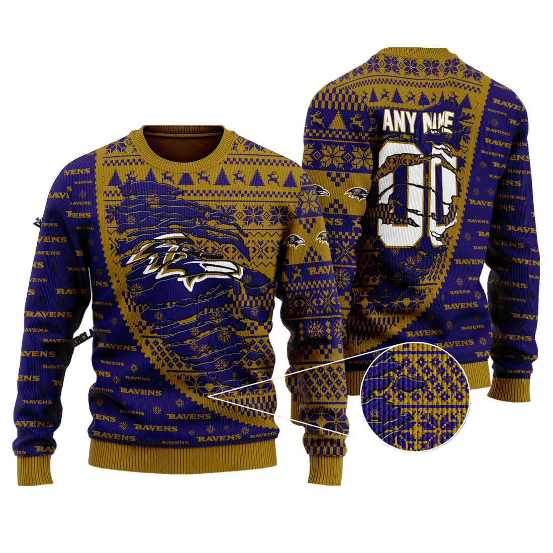 Baltimore Ravens Woolen Sweater 140