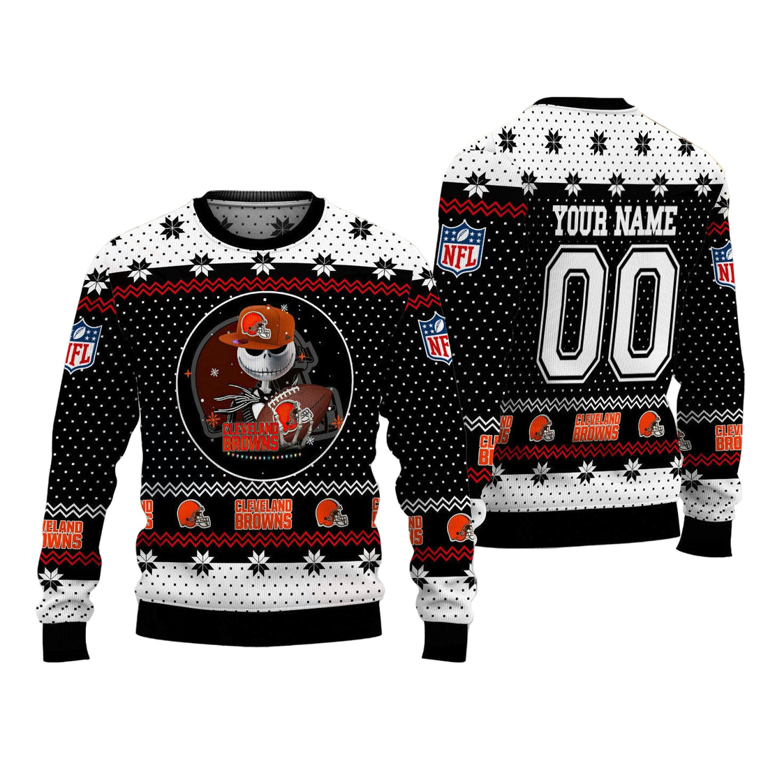 Cleveland Browns Personalized Woolen Sweater BG26