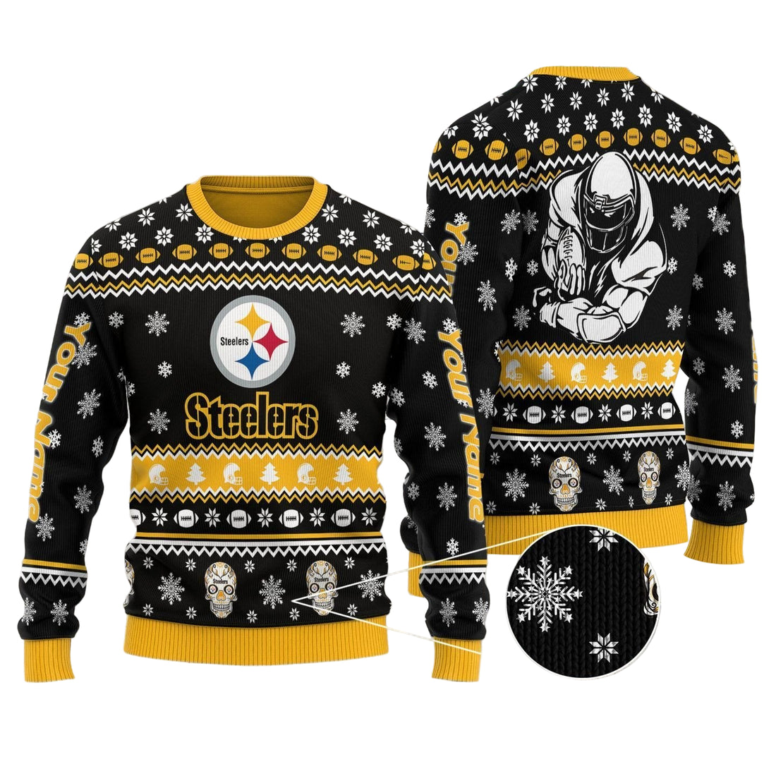 Pittsburgh Steelers Personalized Sweater 37