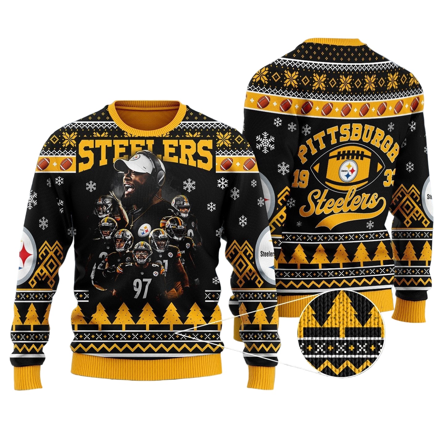 Pittsburgh Steelers Woolen Sweater BG33