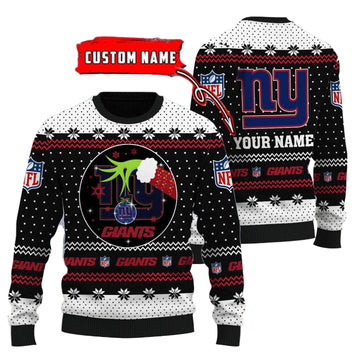 New York Giants Personalized Woolen Sweater BG55