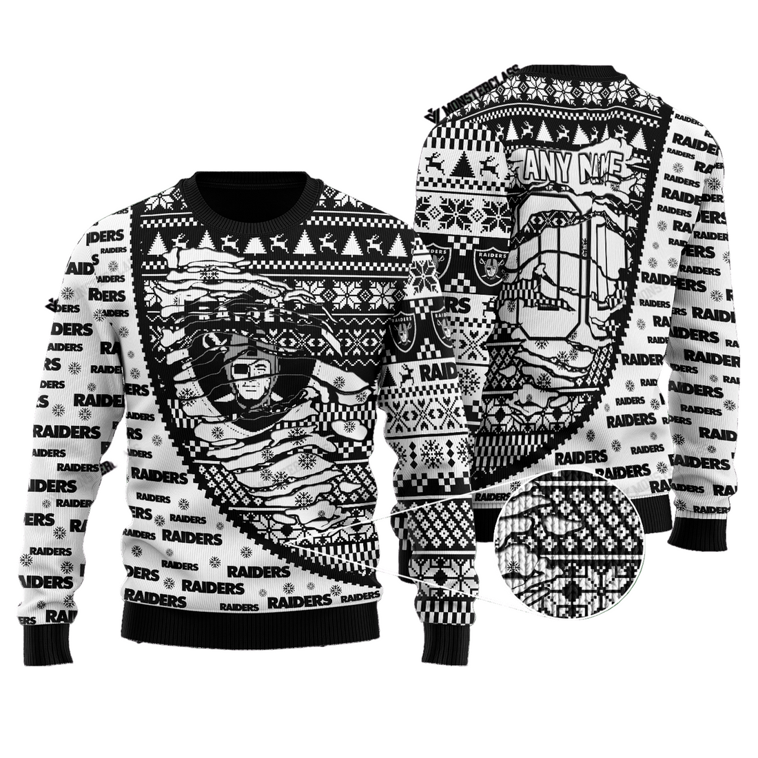 Las Vegas Raiders Woolen Sweater 131
