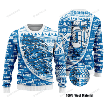 Detroit Lions Woolen Sweater 126