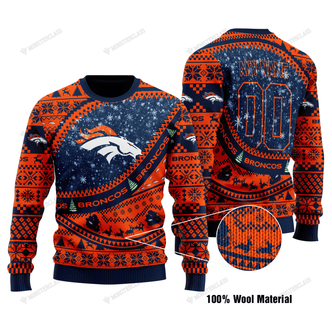 Denver Broncos Woolen Sweater 111
