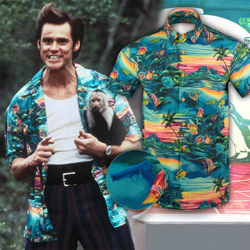 Gun Hawaiian Button Up Shirt Pro Gun Rights Shirt Gifts For Father -WearandDecor