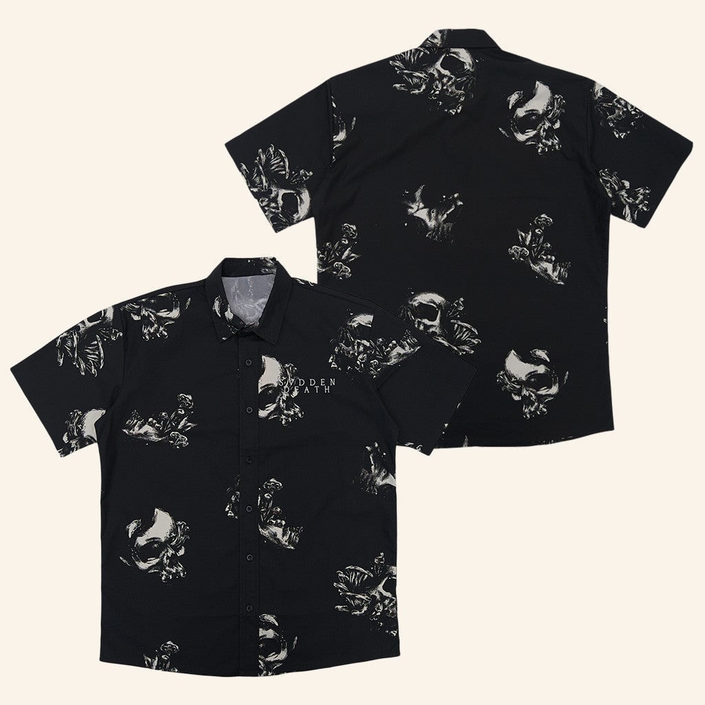 Svdden Death Merch Rot Button Up Shirt Gift Ideas For Boyfriend -WearandDecor