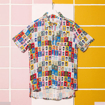 OMOCAT Merch Original Characters Button Up Shirt Gifts For Friends -WearandDecor