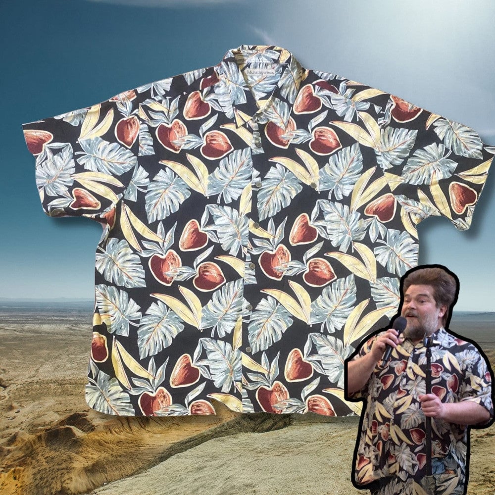 Jack Black Munsingwear Hawaiian Shirt With Fruit Pattern Father's Day Gifts For Son In Law -WearandDecor