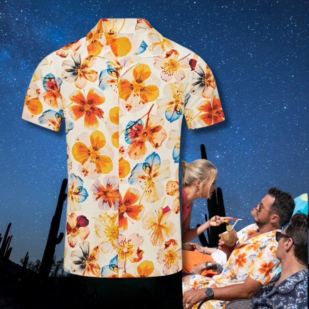 Luke Bryan Replica Orlebar Brown Hibbert Oshibana Hawaiian Shirt Gifts For Father's Day From Wife -WearandDecor