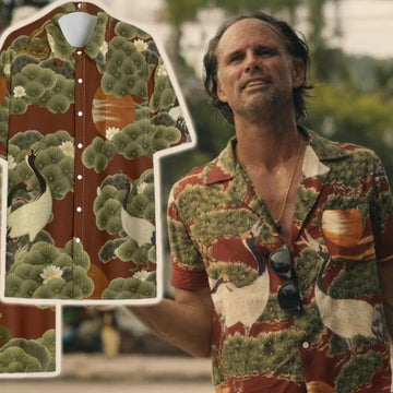 Rick Hatchett Rayon Hawaiian Shirt In The White Lotus Shirt Useful Gifts For Dad -WearandDecor