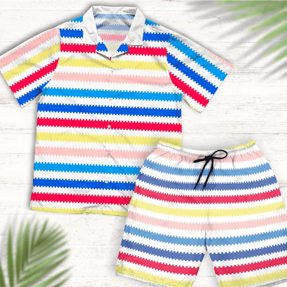 Allen Barbie Hawaiian Shirt Sets Father In Law Gifts Dad's Day -WearandDecor