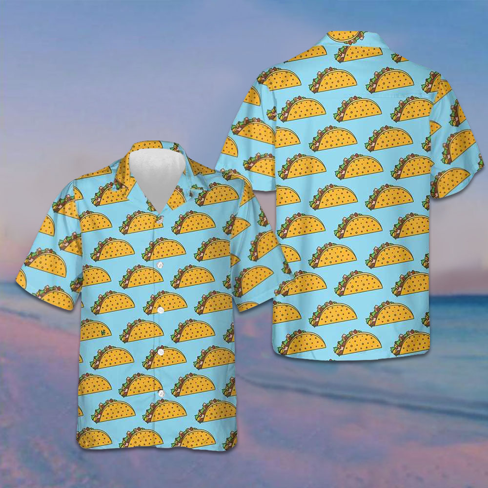 Nice Tacos Hawaiian Shirt Beach Button Up Shirts For Men Gifts For Taco Lovers -WearandDecor