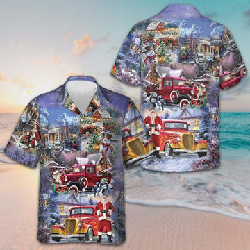 Christmas Is Better With Car Hawaiian Shirt Funny Mens Christmas Shirts Gift Ideas -WearandDecor