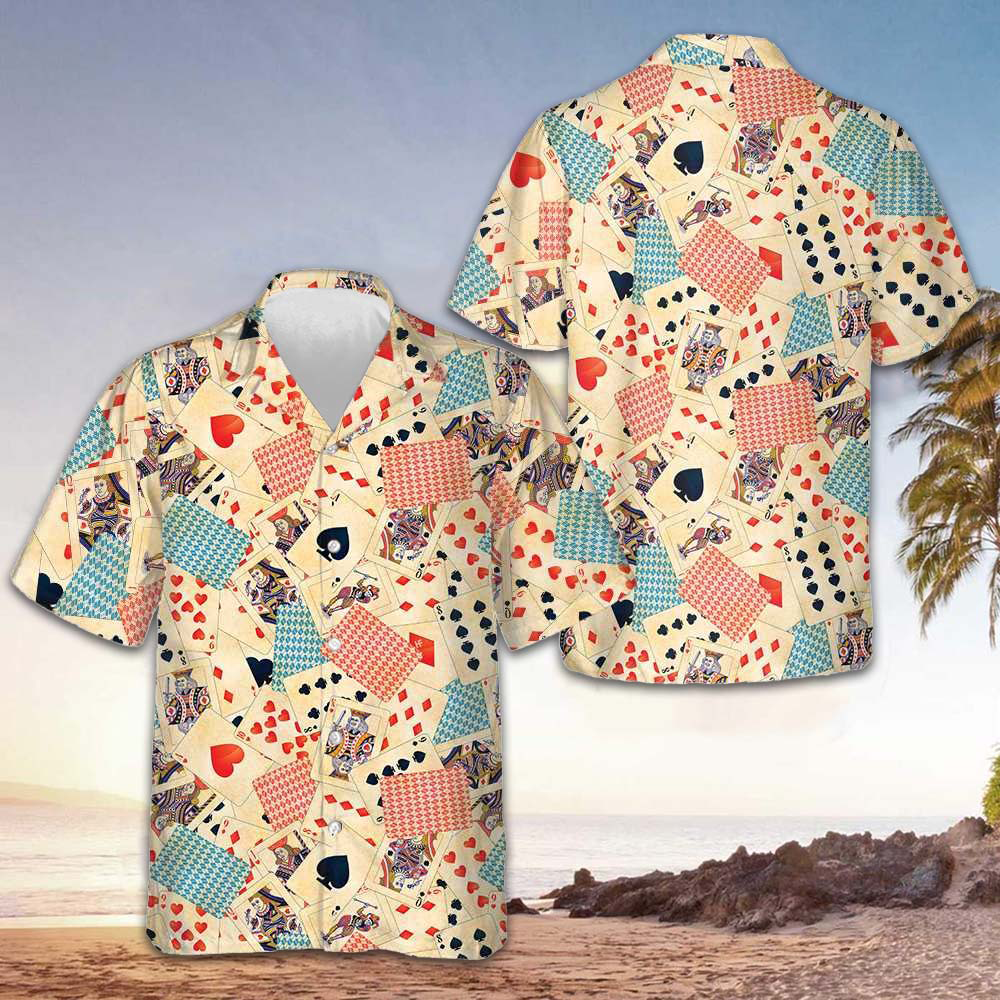 Casino Game Hawaiian Shirt Beach Button Down Gifts For Poker Lovers -WearandDecor