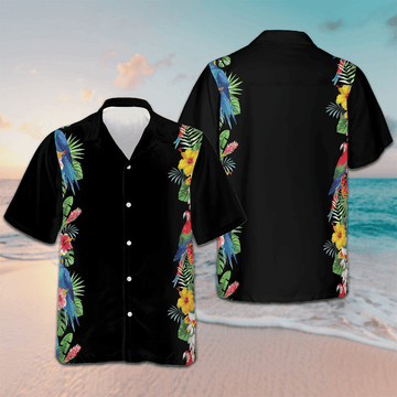 Parrot Party Hawaiian Shirt Cool Summer Shirts Best Gift Ideas For Husband -WearandDecor