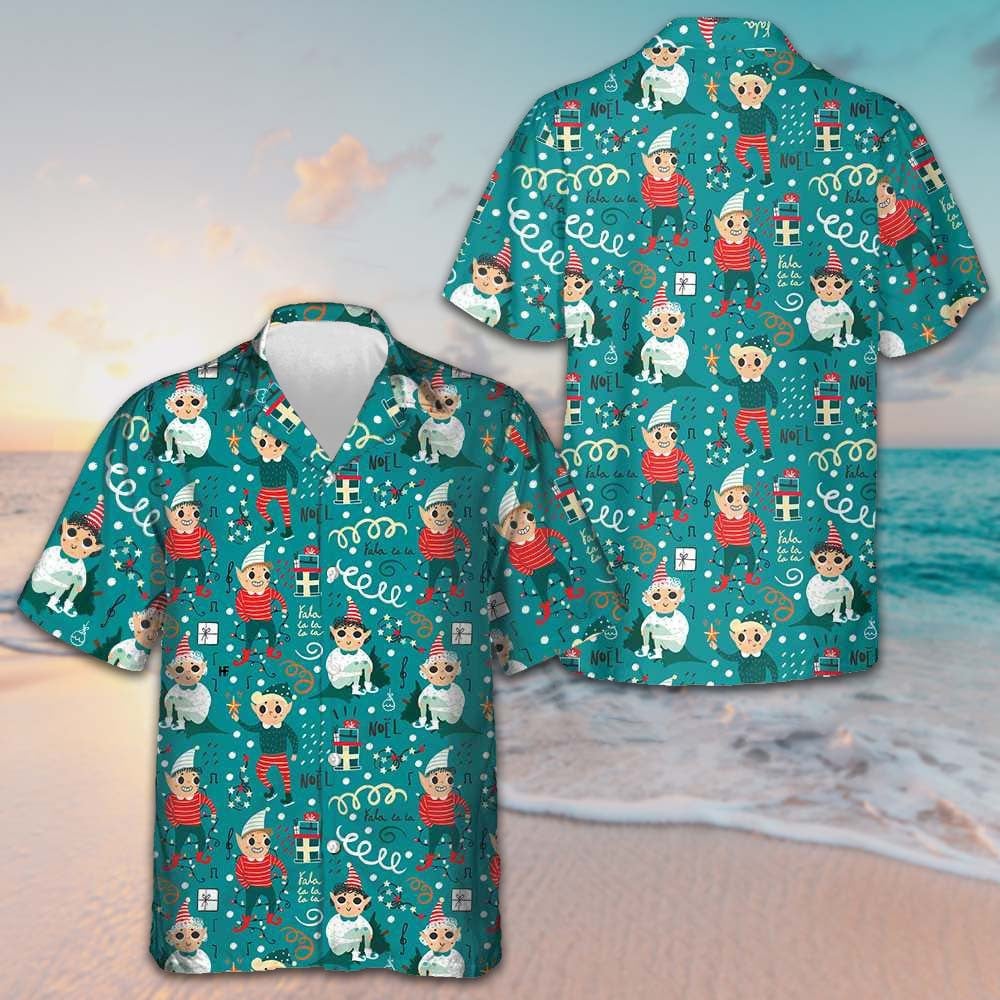 Christmas Elves Hawaiian Shirt Matching Family Christmas Shirts Gift For Cousin -WearandDecor