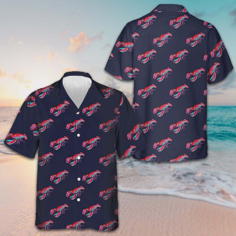 Magic Lobster Hawaiian Shirt Short Sleeve Button Down Beach Shirts Gifts For Lobster Lovers -WearandDecor