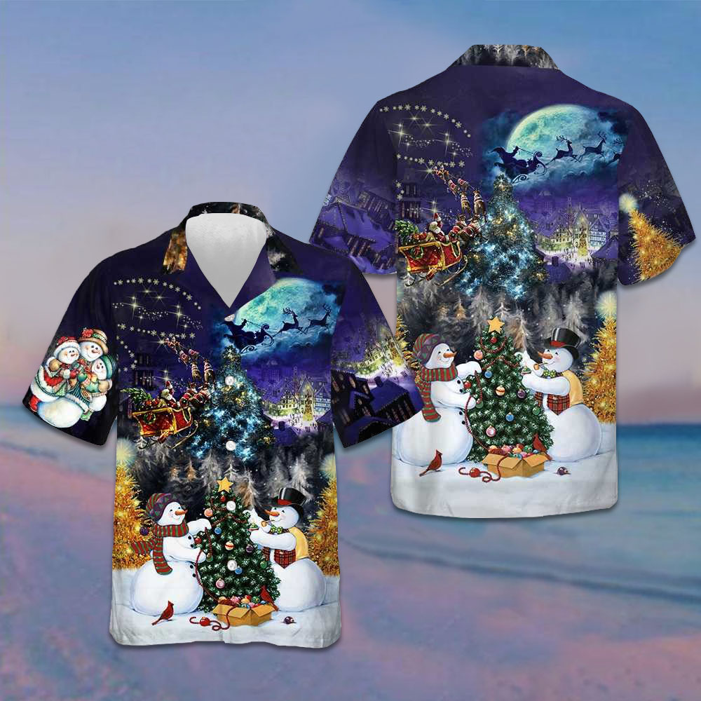 Christmas Night With Family Hawaiian Shirt Funny Christmas Shirt Gifts For Brother -WearandDecor