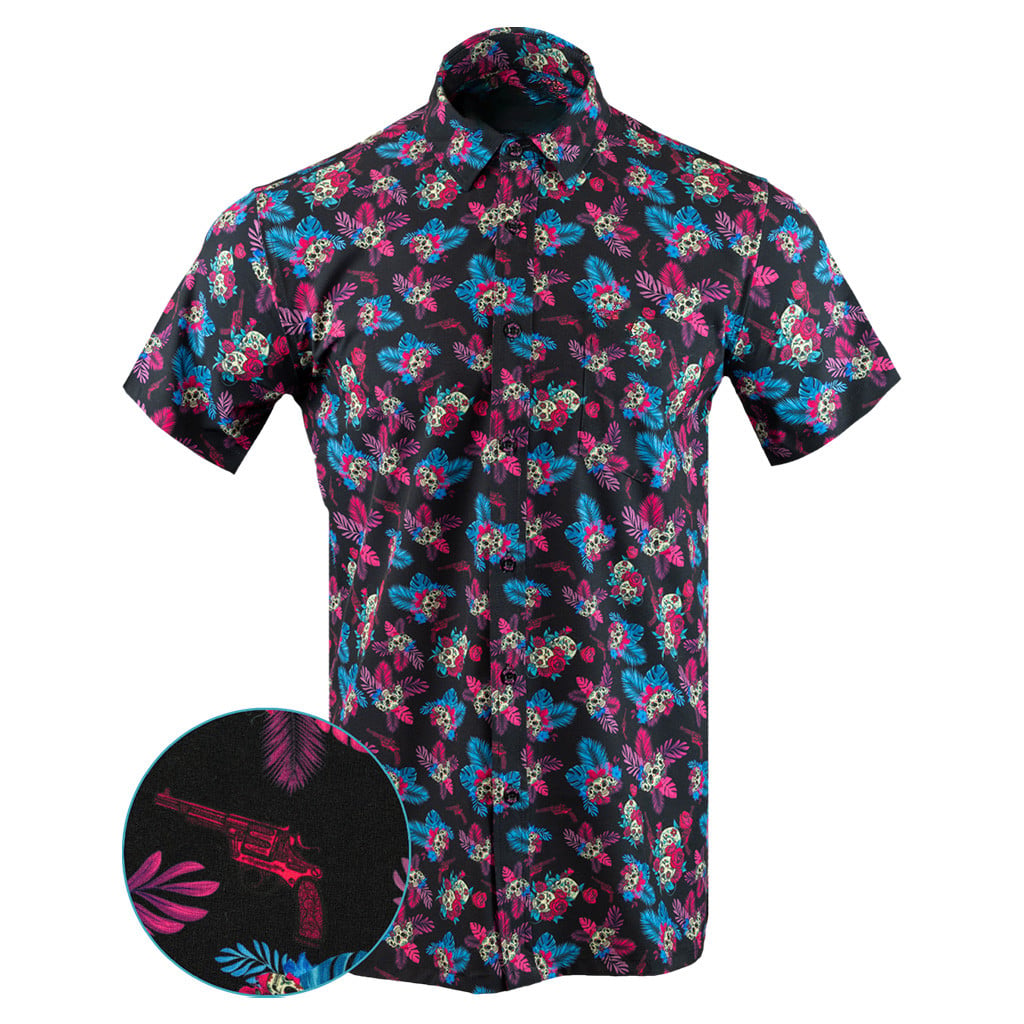 Drinko Button Down Shirt Outdoor Hawaiian Tactical Shirt Christmas Gift Ideas For Dad -WearandDecor