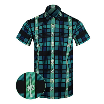 Brave Heart Button Down Shirt Pearl Snaps Clothing Tactical Hawaiian Shirt Gifts For Dudes -WearandDecor