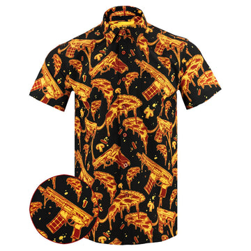 Extra Cheesy Button Down Shirt Tactical Hawaiian Shirt Christmas Gift Ideas For Boyfriend -WearandDecor