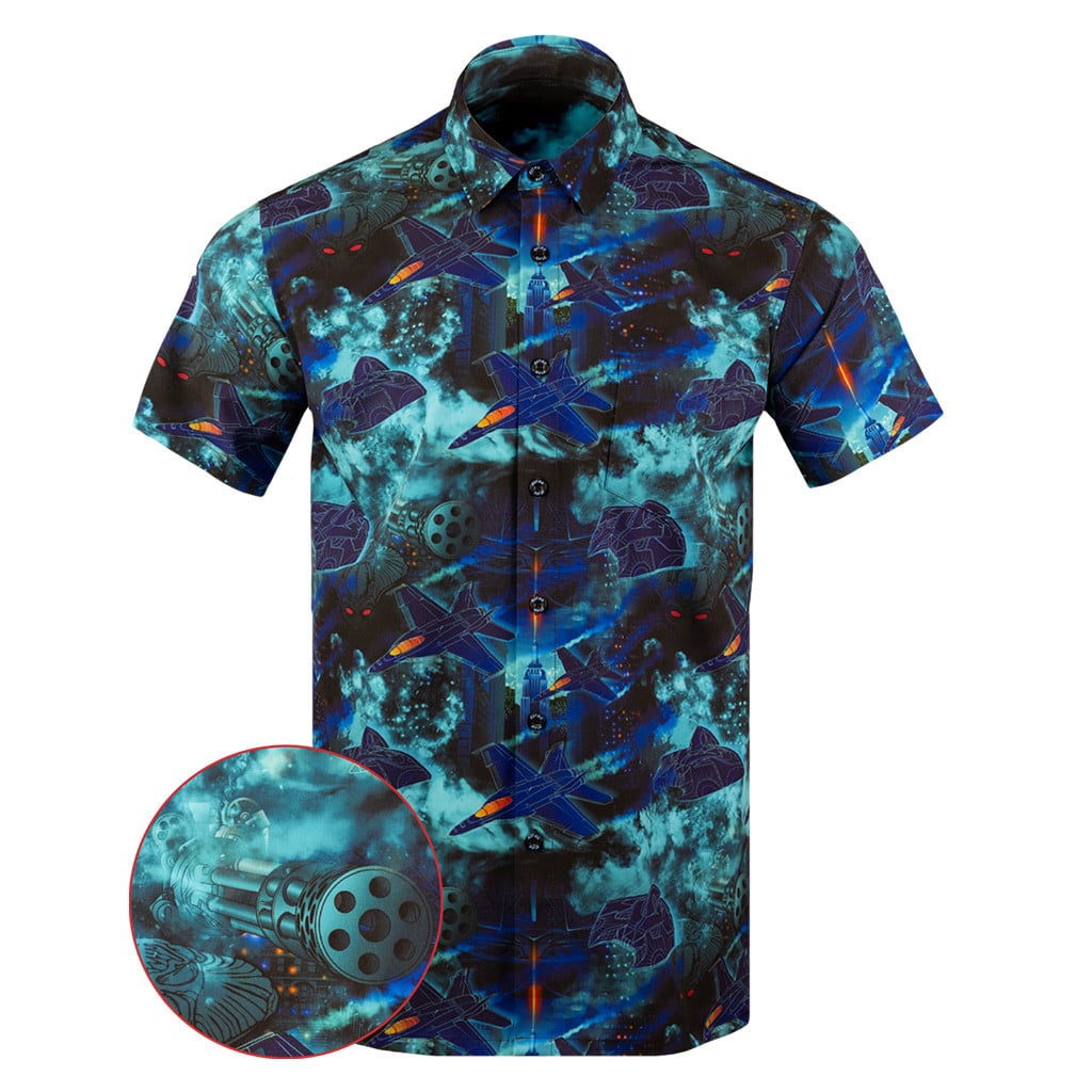 I'm A Pilot Button Down Shirt Tactical Hawaiian Shirt Birthday Present For Dad -WearandDecor