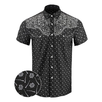 Old Silence Button Down Shirt Hawaiian Tactical Button Down Gifts Ideas For Gun Lovers -WearandDecor