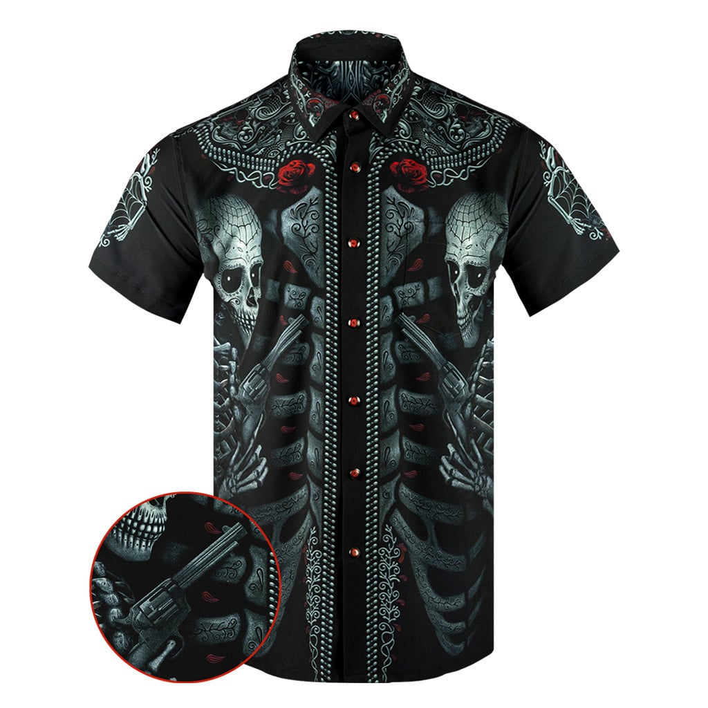Respeto Button Down Shirt Concealed Carry Hawaiian Shirt Cool Gifts For Gun Lovers -WearandDecor