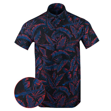 Blood Jungle Button Down Shirt Hawaiian Tactical Button Down Best Christmas Gifts For Boyfriend -WearandDecor